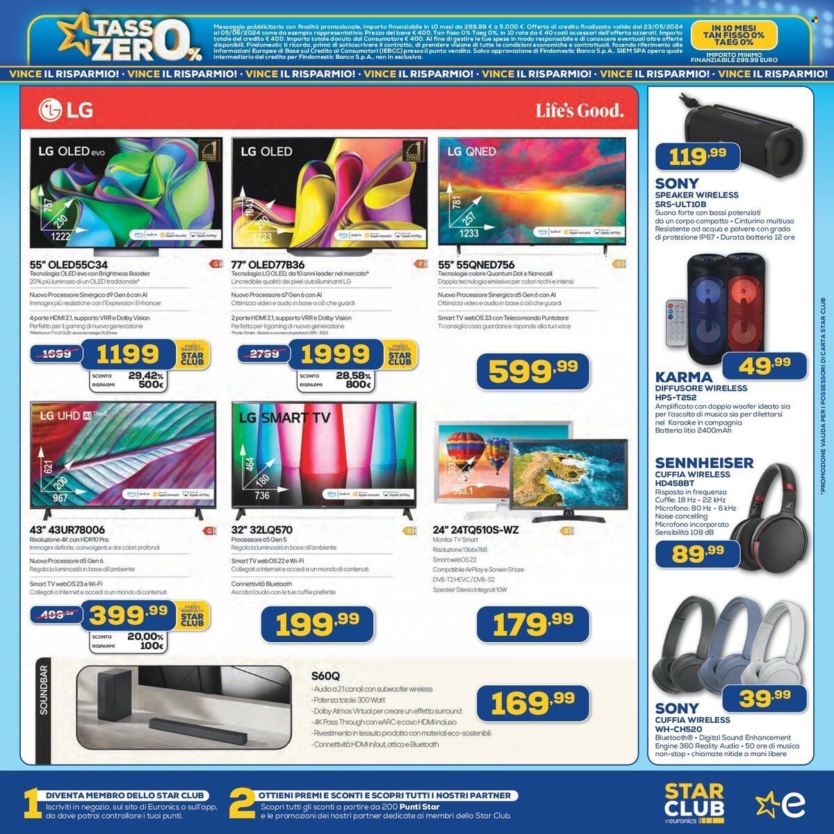 Volantino Euronics - 23/5/2024 - 5/6/2024. Pagina 3