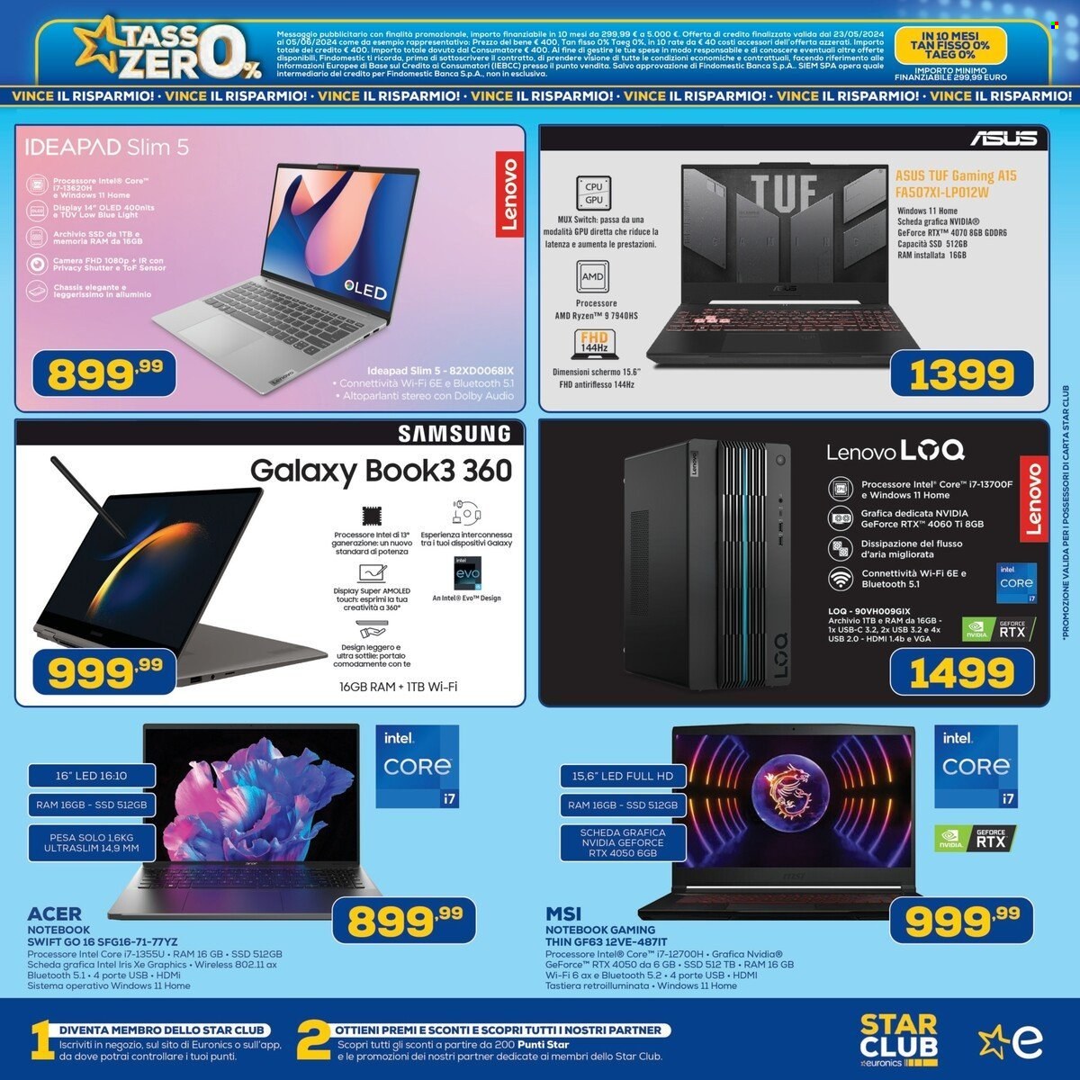 Volantino Euronics - 23/5/2024 - 5/6/2024. Pagina 11