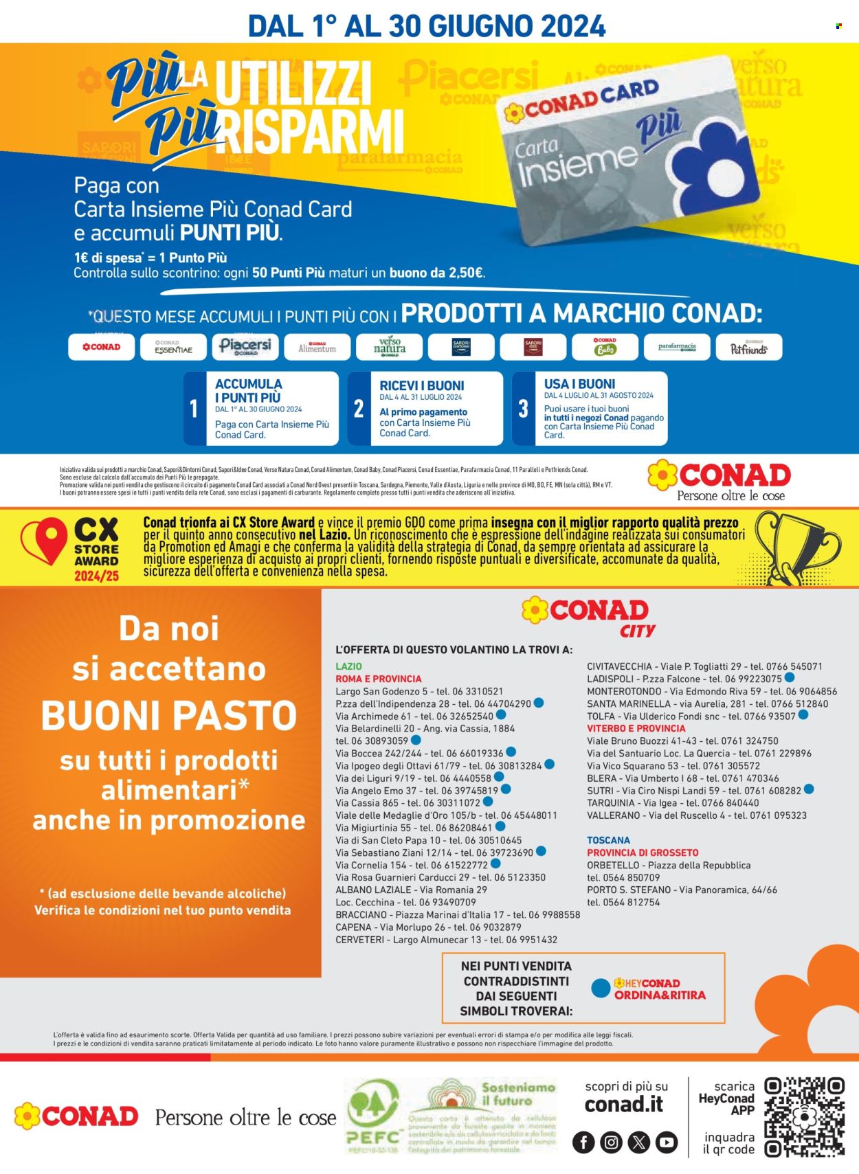 Volantino Conad City - 29/5/2024 - 11/6/2024. Pagina 16