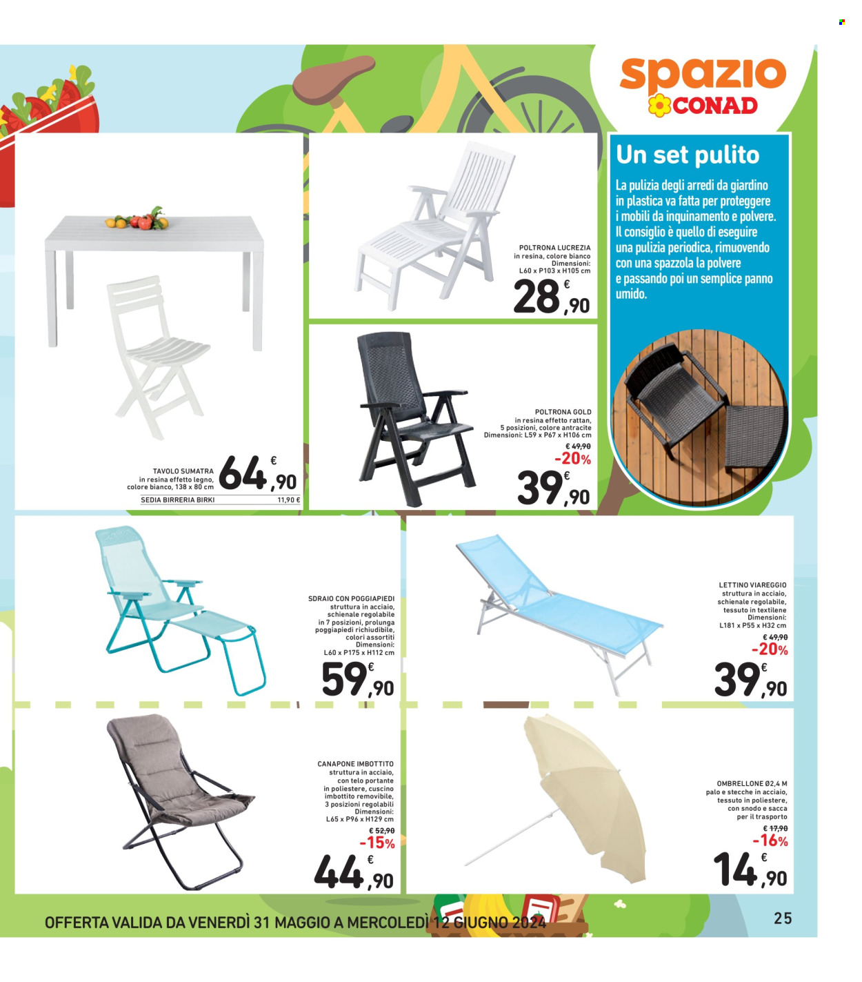 Volantino Spazio Conad - 31/5/2024 - 12/6/2024. Pagina 25