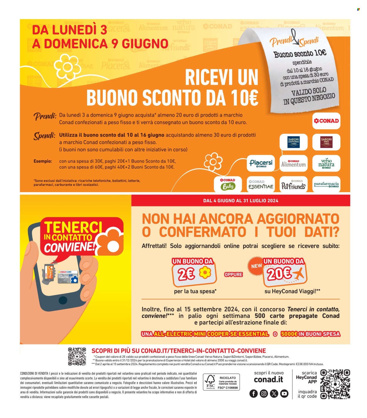 Volantino Spazio Conad - 31/5/2024 - 12/6/2024. Pagina 32