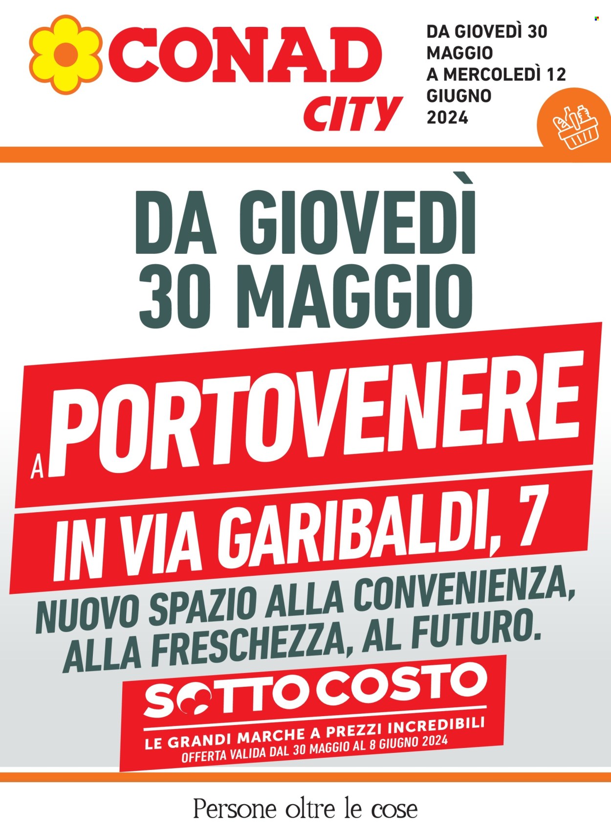 Volantino Margherita Conad - 30/5/2024 - 12/6/2024. Pagina 1