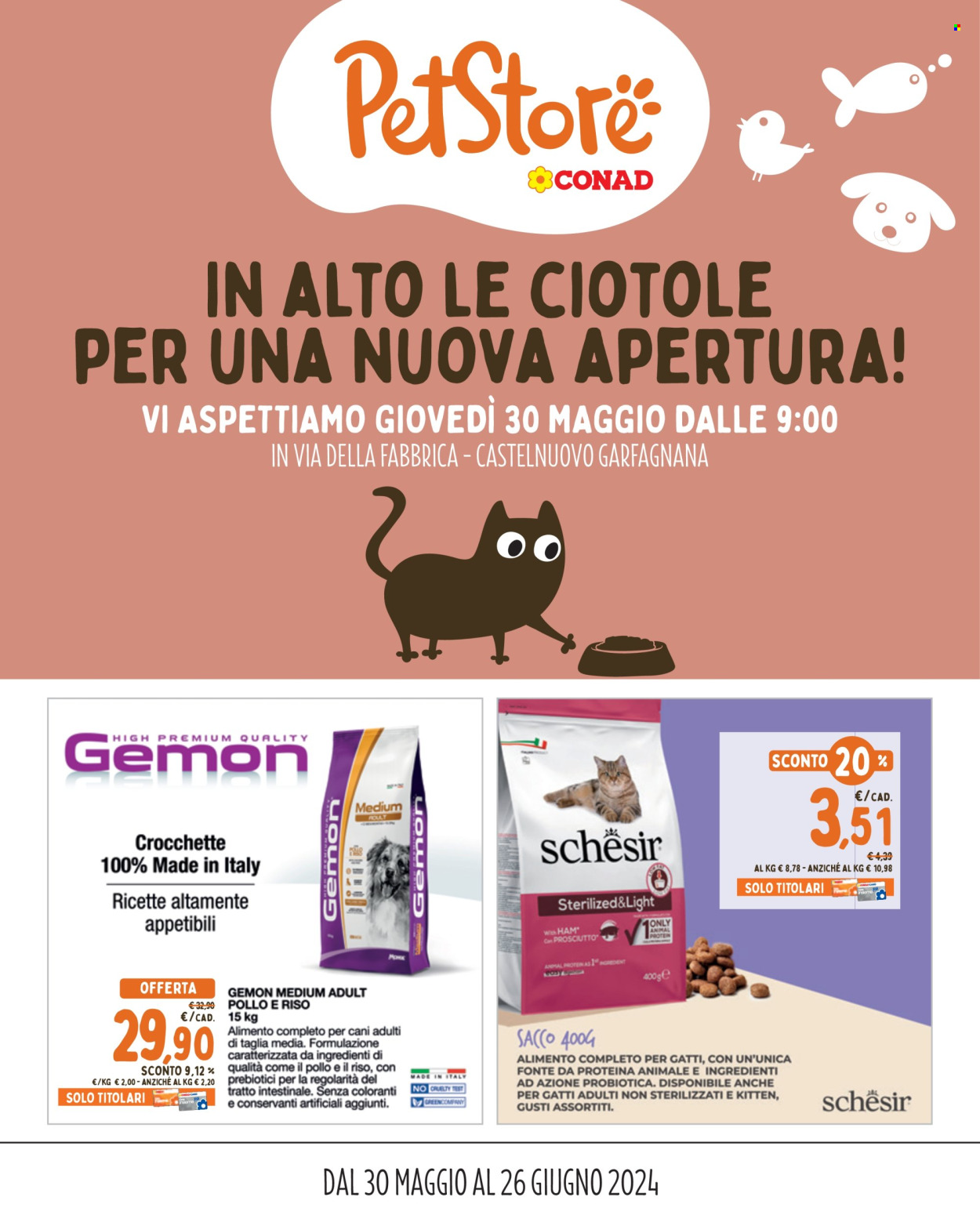Leták Pet Store Conad - 30.5.2024 - 26.6.2024. Strana 1