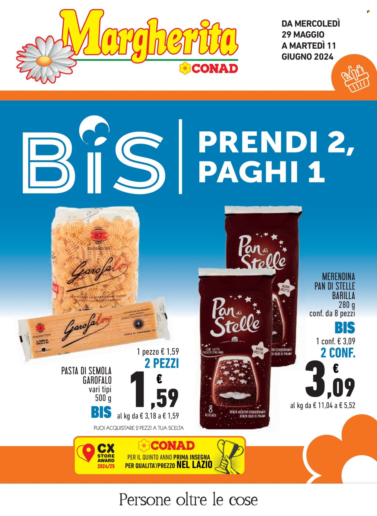 Leták Margherita Conad - 29.5.2024 - 11.6.2024. Strana 1