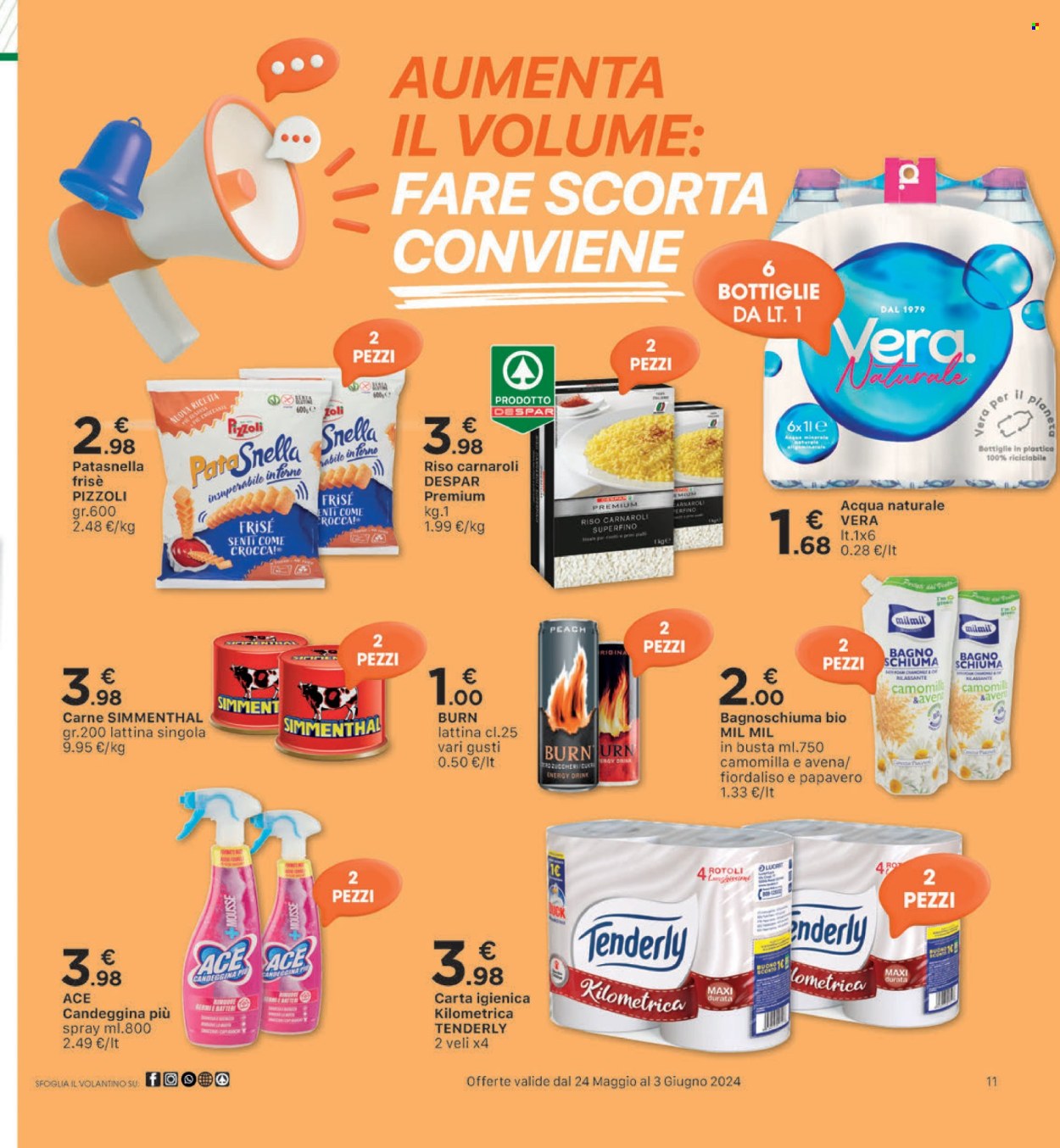 Volantino Eurospar - 24/5/2024 - 3/6/2024. Pagina 11