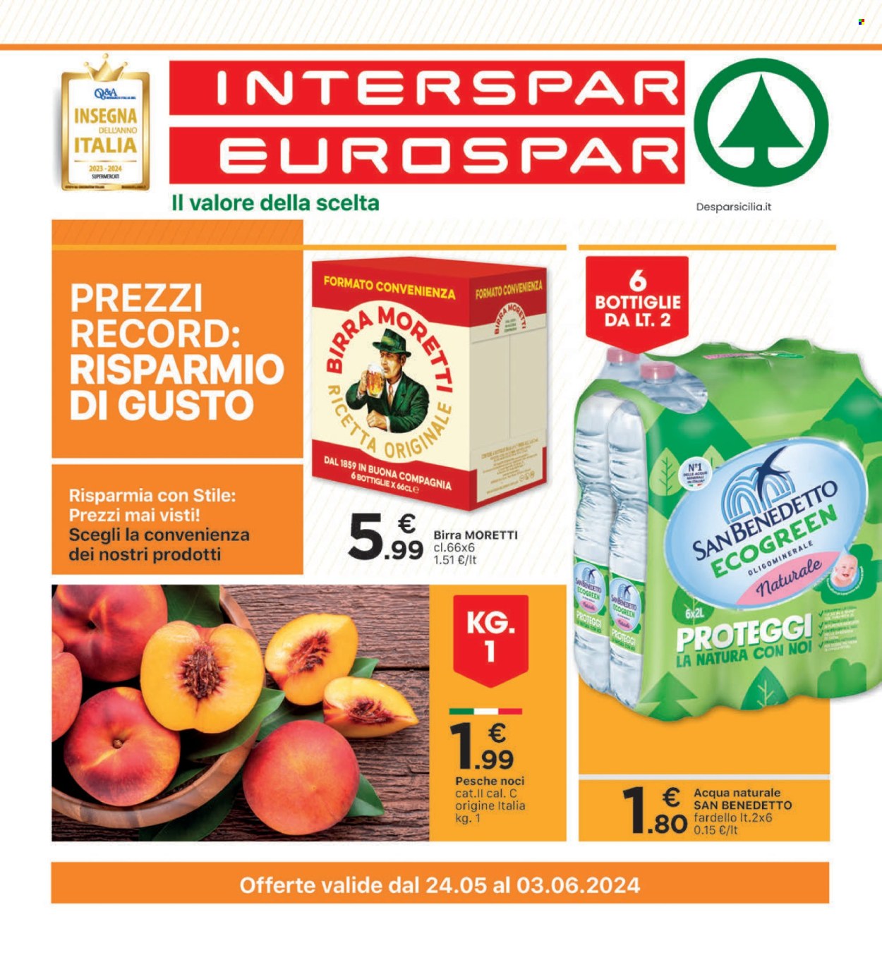 Volantino Interspar - 24/5/2024 - 3/6/2024. Pagina 1