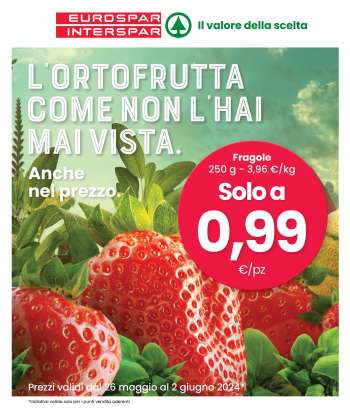 Volantino Eurospar - 26/5/2024 - 2/6/2024.