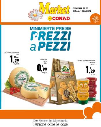 Volantino Market Conad - 28/5/2024 - 10/6/2024.