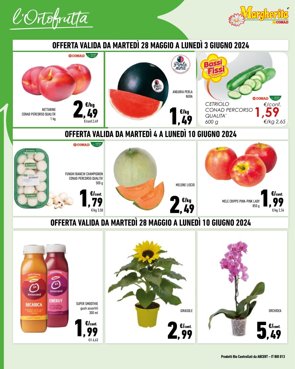 Volantino Margherita Conad - 28/5/2024 - 10/6/2024. Pagina 2