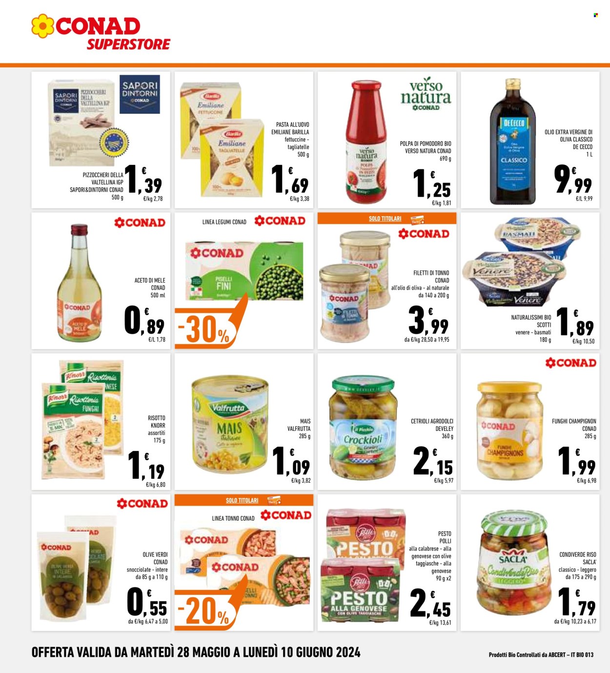 Volantino Conad Superstore - 28/5/2024 - 10/6/2024. Pagina 18