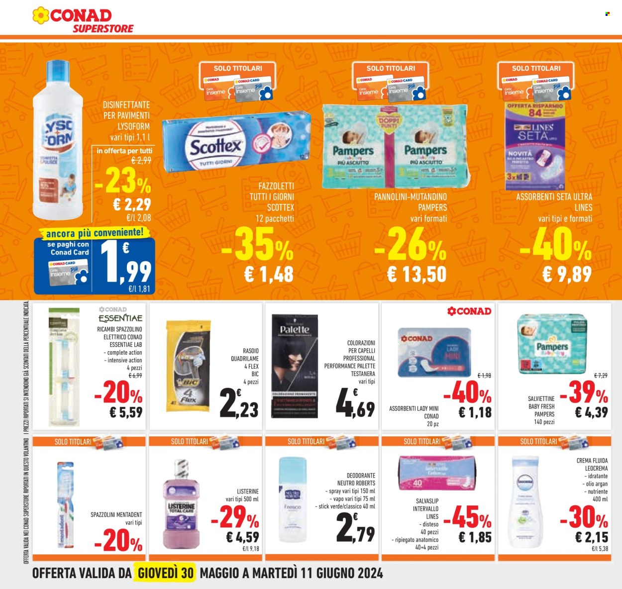 Volantino Conad Superstore - 30/5/2024 - 11/6/2024. Pagina 24