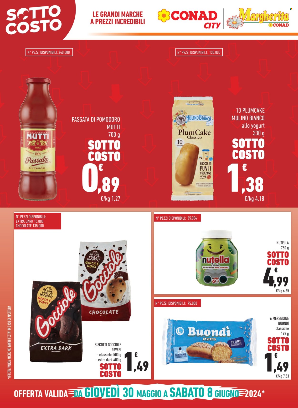 Volantino Margherita Conad - 30/5/2024 - 11/6/2024. Pagina 8