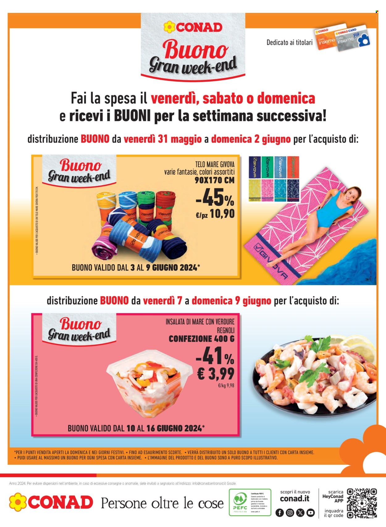 Volantino Margherita Conad - 30/5/2024 - 11/6/2024. Pagina 20