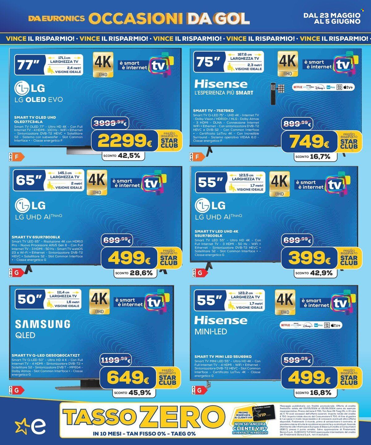 Volantino Euronics - 23/5/2024 - 5/6/2024. Pagina 2