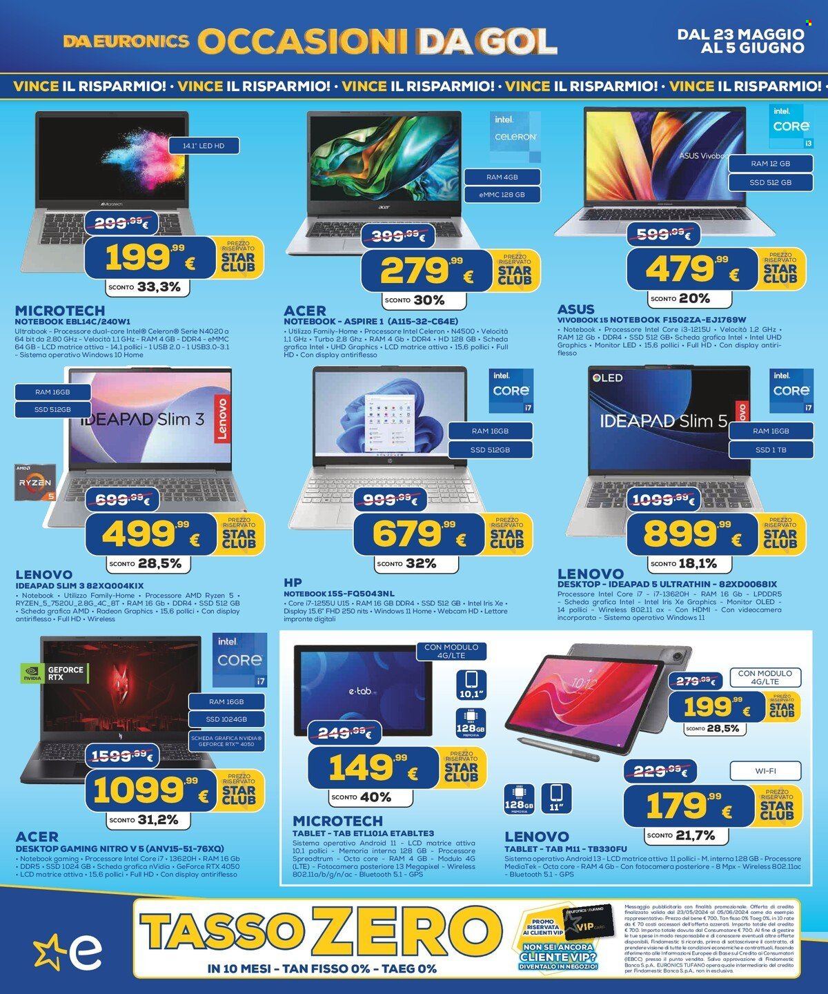 Volantino Euronics - 23/5/2024 - 5/6/2024. Pagina 10