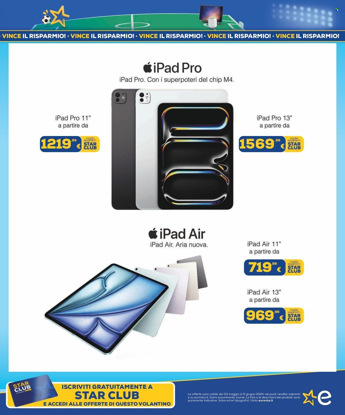 Volantino Euronics - 23/5/2024 - 5/6/2024. Pagina 13