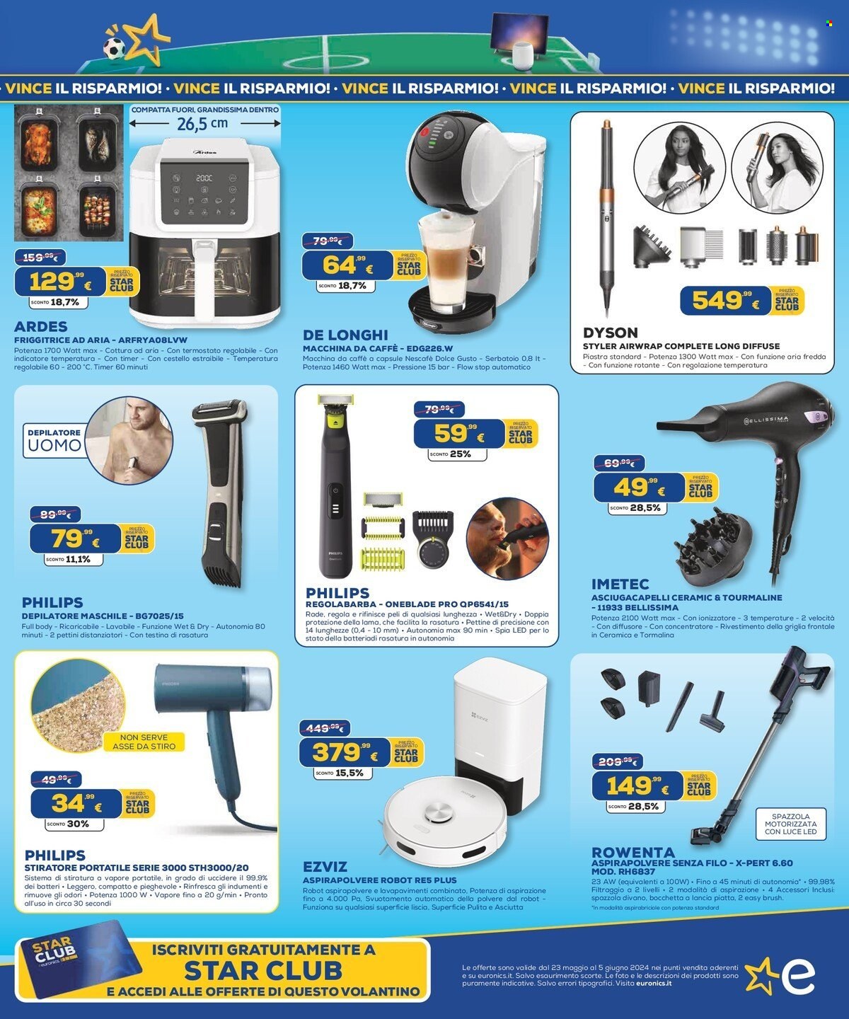 Volantino Euronics - 23/5/2024 - 5/6/2024. Pagina 23