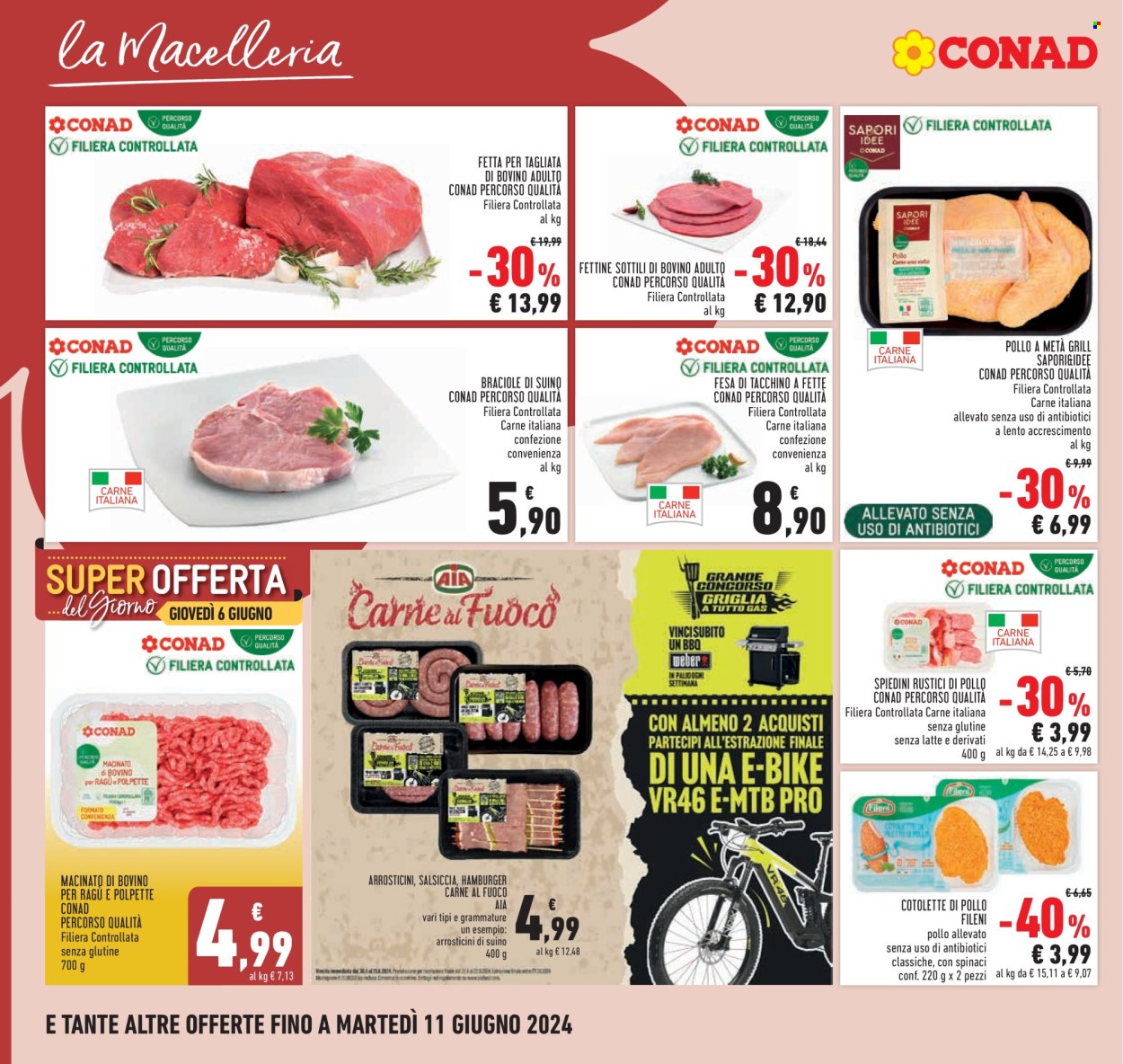 Volantino Conad - 30/5/2024 - 8/6/2024. Pagina 6