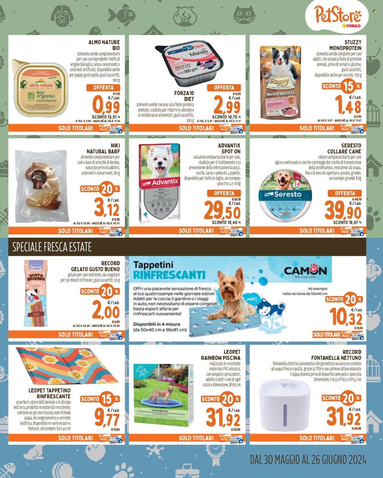Volantino Pet Store Conad - 30/5/2024 - 26/6/2024. Pagina 3