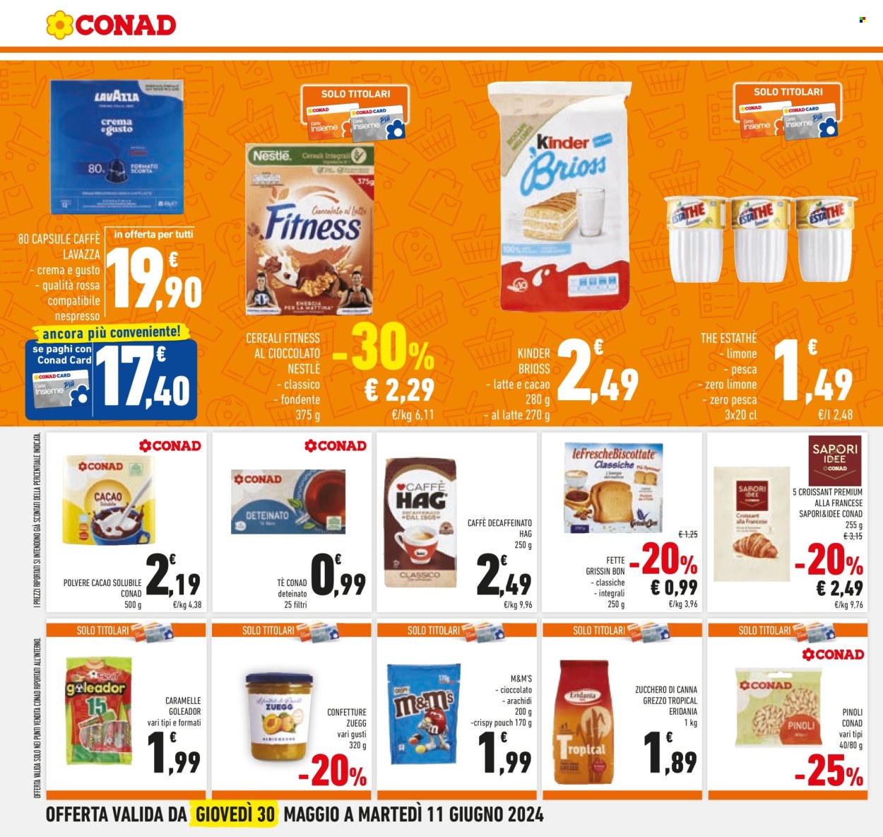Volantino Conad - 30/5/2024 - 11/6/2024. Pagina 18