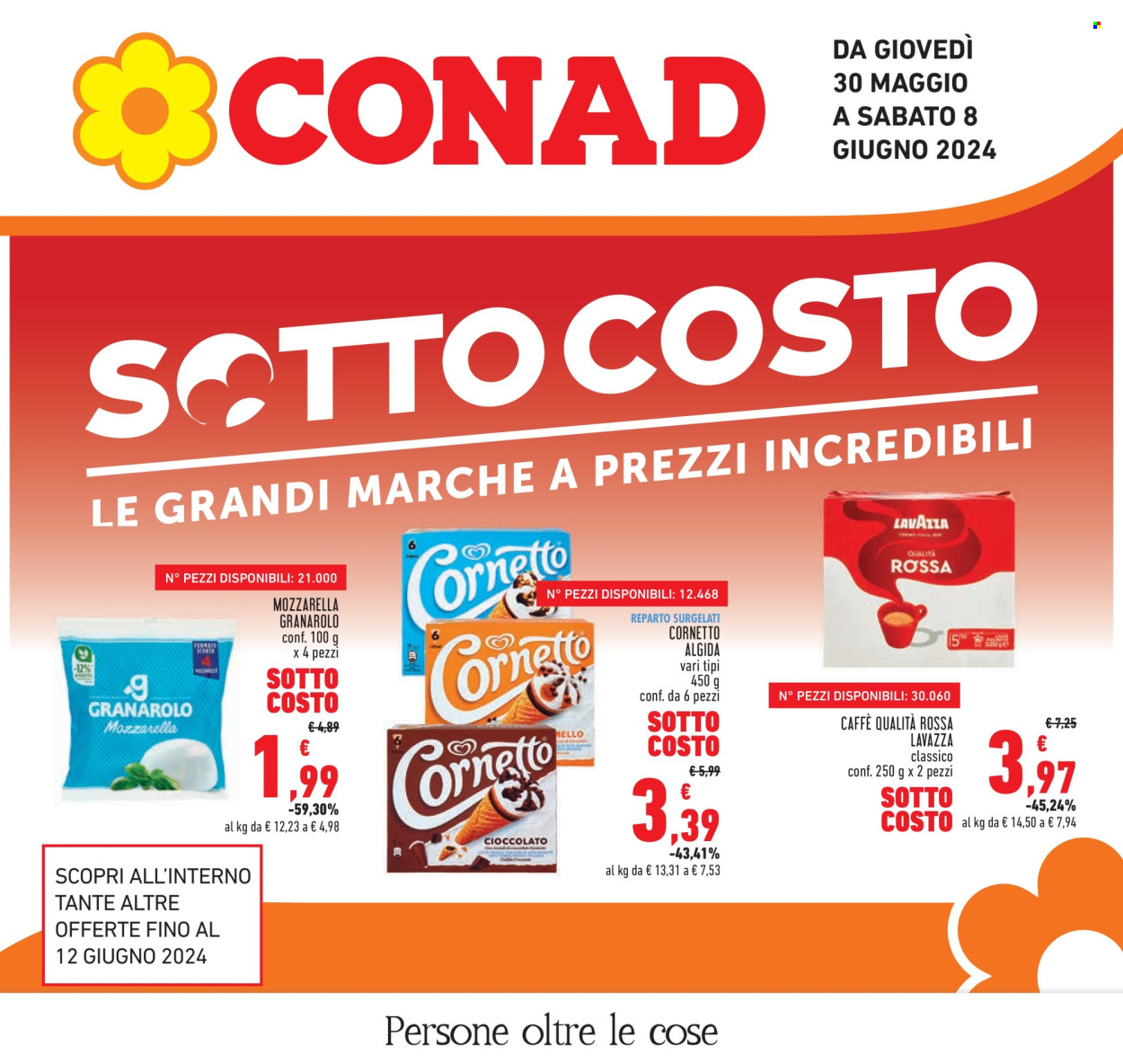 Volantino Conad - 30/5/2024 - 8/6/2024. Pagina 1