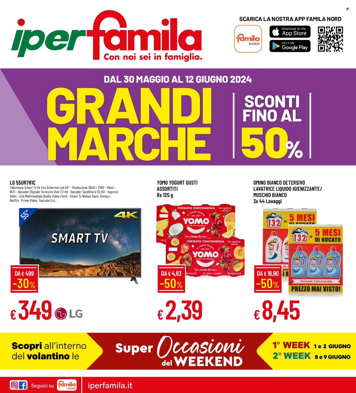 Volantino Famila - 30/5/2024 - 12/6/2024. Pagina 1