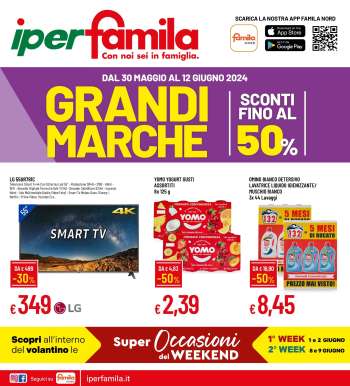 Volantino Famila - 30/5/2024 - 12/6/2024.