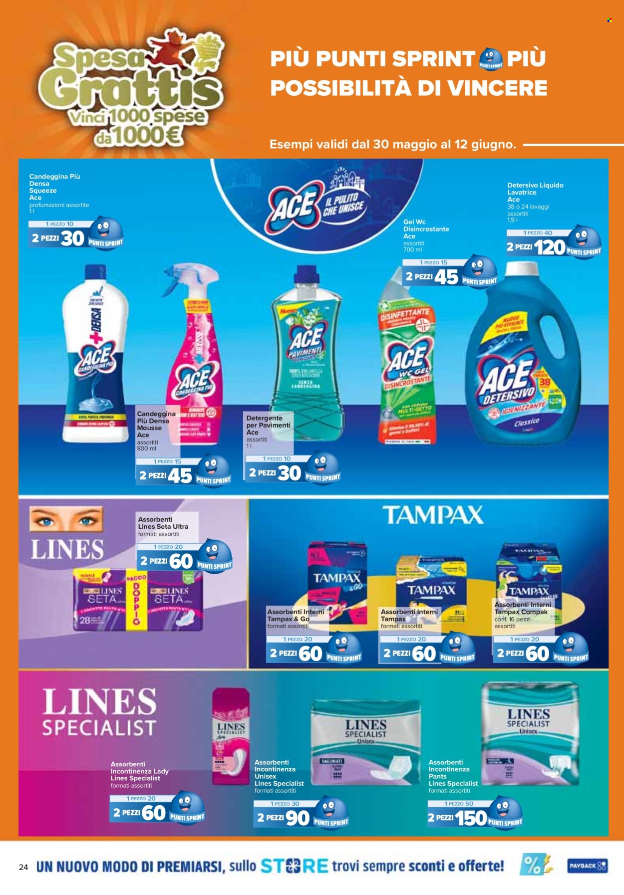 Volantino Carrefour - 30/5/2024 - 12/6/2024. Pagina 24