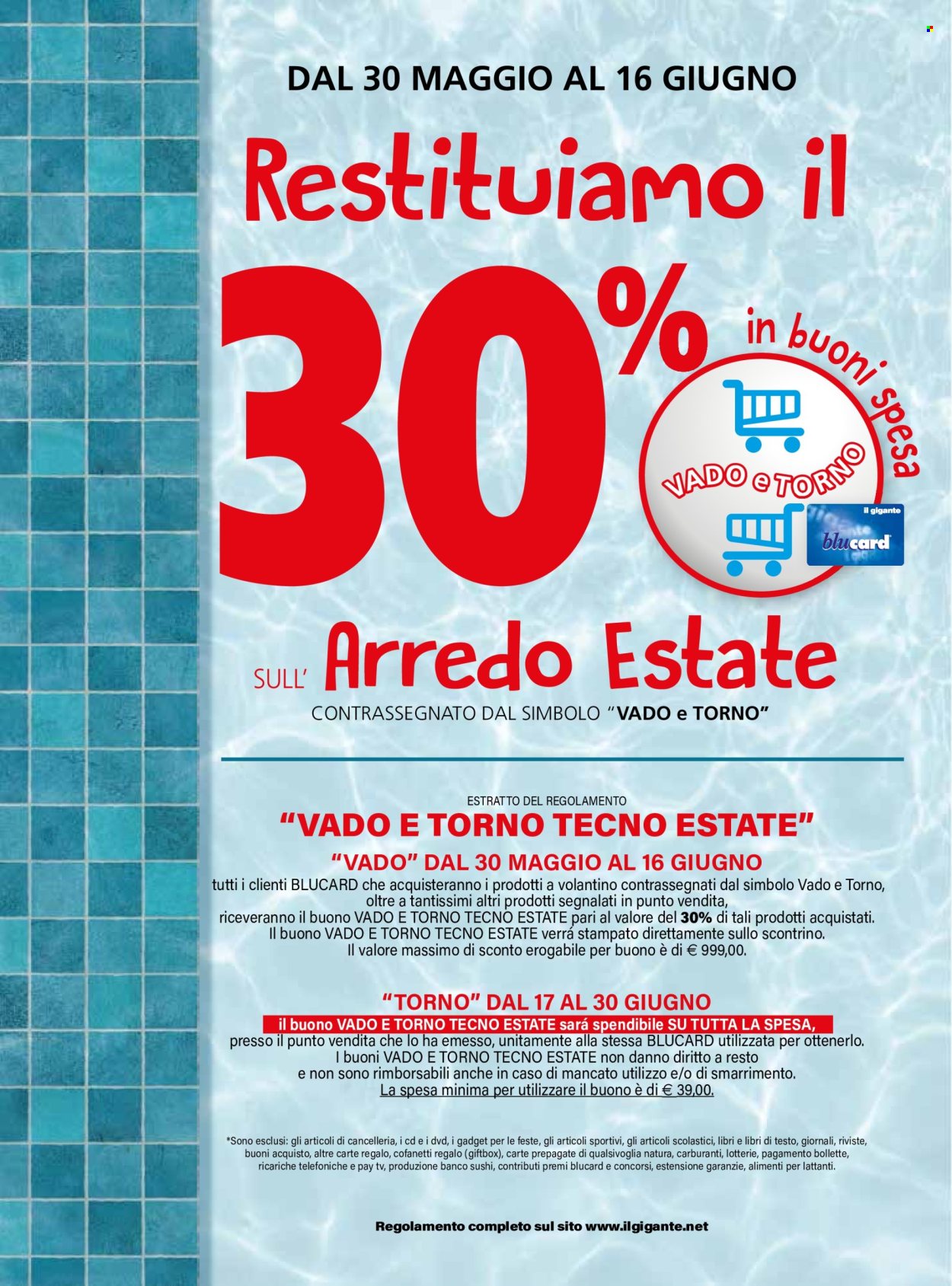 Volantino Il Gigante - 30/5/2024 - 16/6/2024. Pagina 2