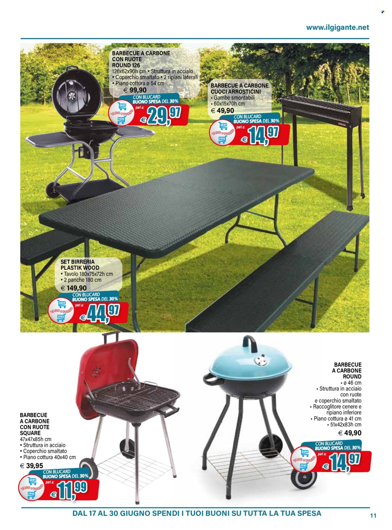 Volantino Il Gigante - 30/5/2024 - 16/6/2024. Pagina 11
