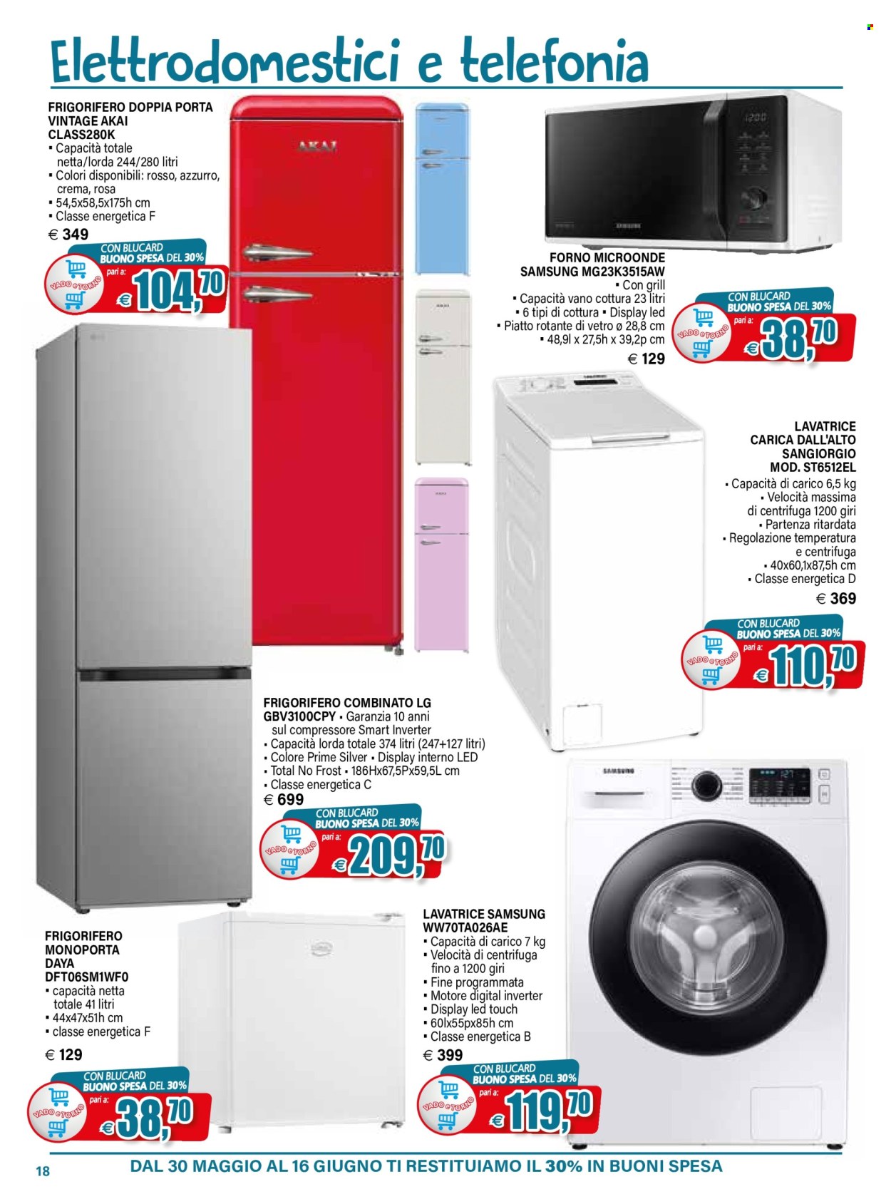 Volantino Il Gigante - 30/5/2024 - 16/6/2024. Pagina 18