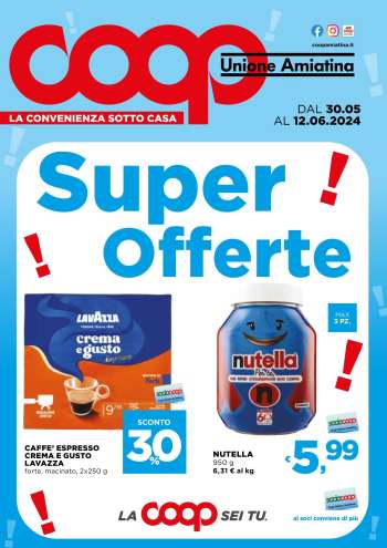 Volantino Coop - 30/5/2024 - 12/6/2024.