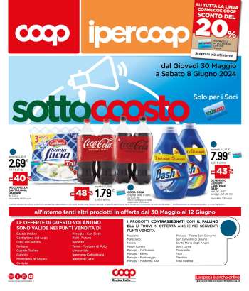 Volantino Coop - 30/5/2024 - 12/6/2024.