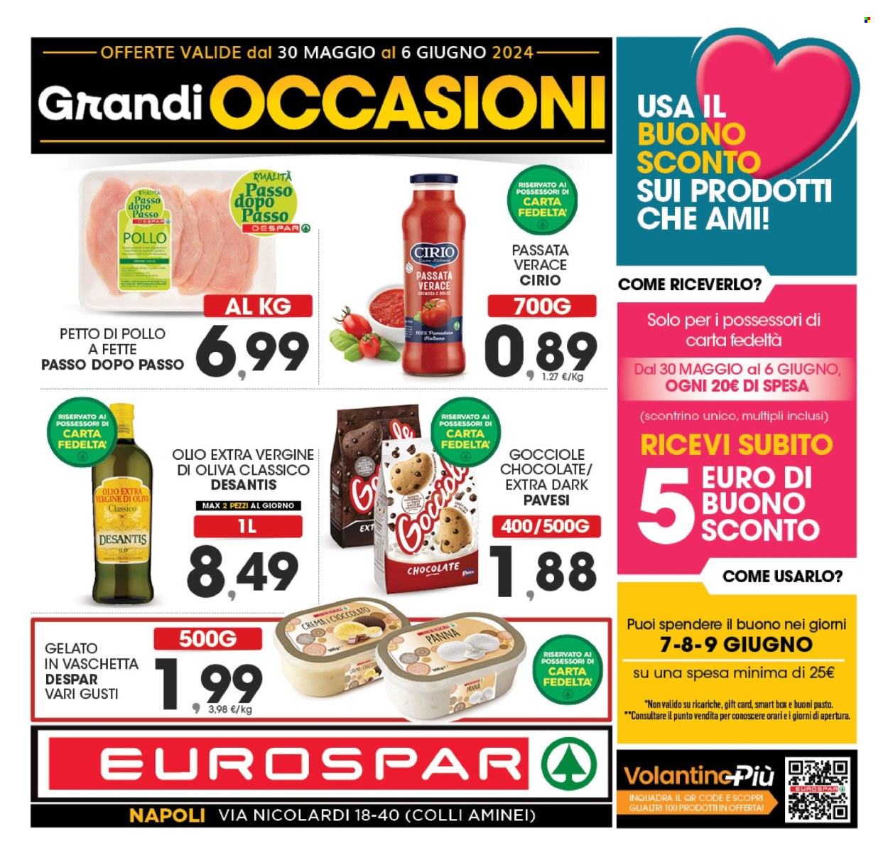 Volantino Eurospar - 30/5/2024 - 6/6/2024. Pagina 1