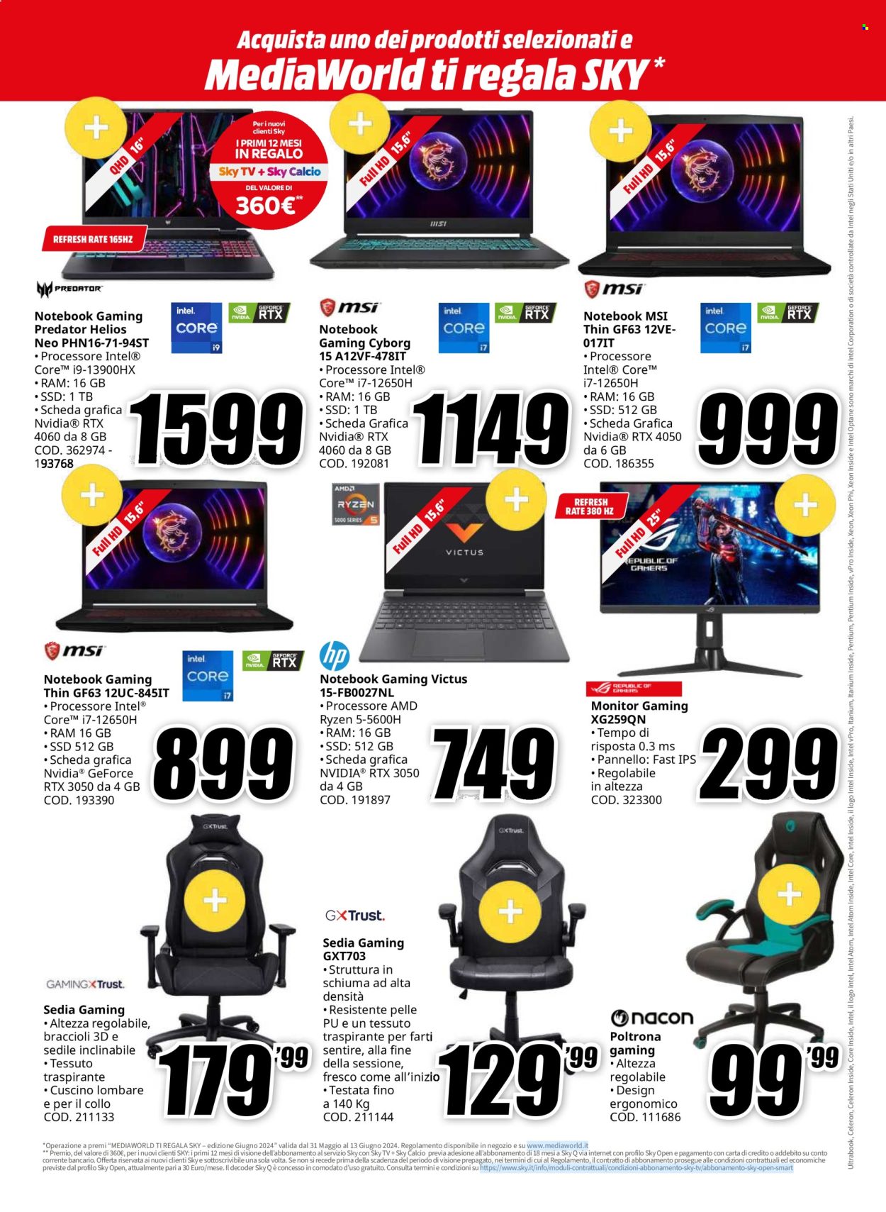 Volantino MediaWorld - 31/5/2024 - 13/6/2024. Pagina 22