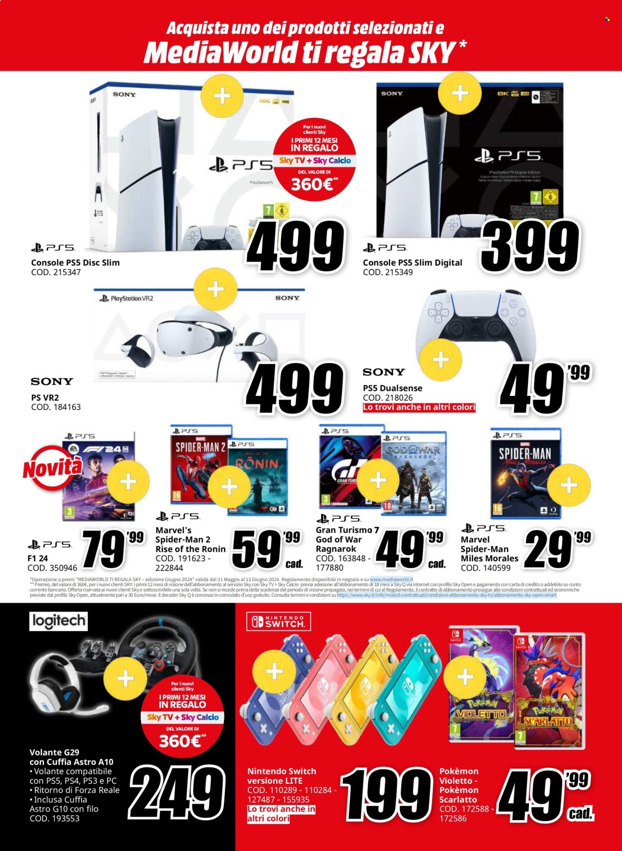 Volantino MediaWorld - 31/5/2024 - 13/6/2024. Pagina 24
