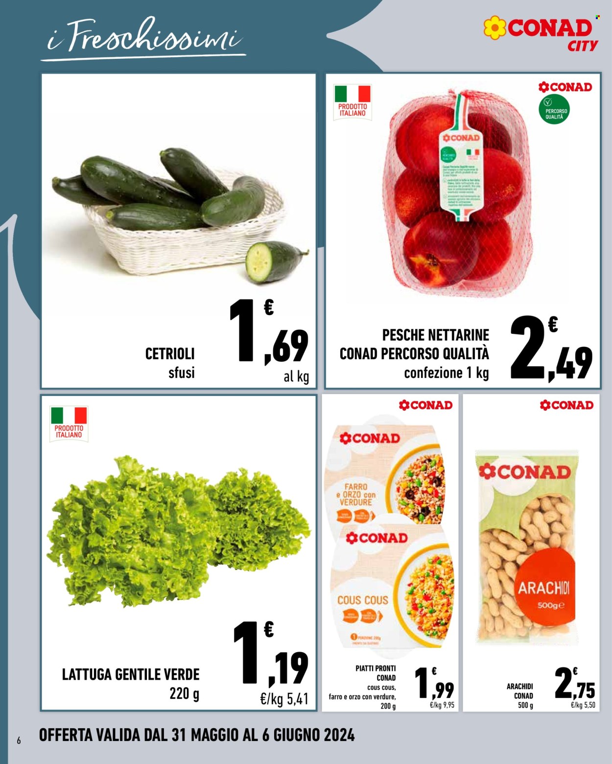 Volantino Conad City - 31/5/2024 - 6/6/2024. Pagina 6