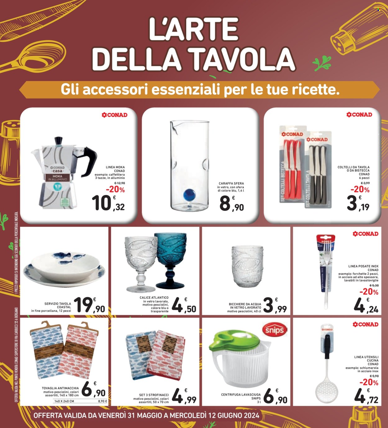 Volantino Conad Superstore - 31/5/2024 - 12/6/2024. Pagina 28