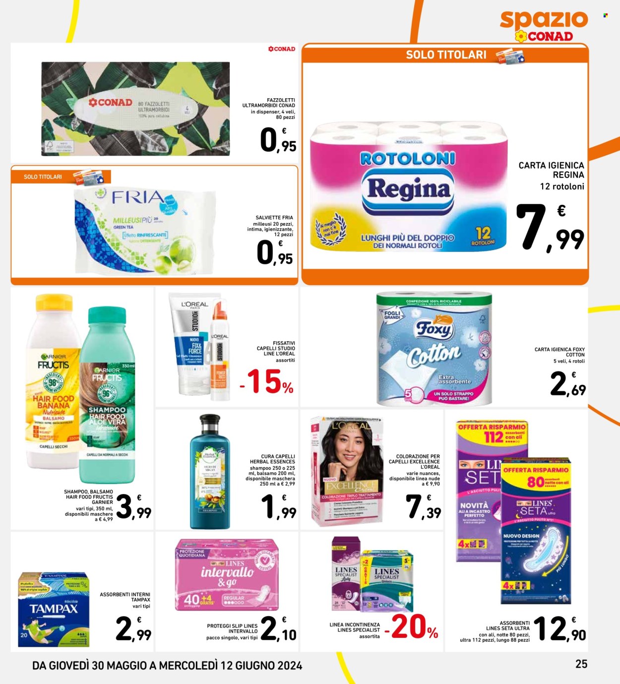 Volantino Spazio Conad - 30/5/2024 - 12/6/2024. Pagina 25