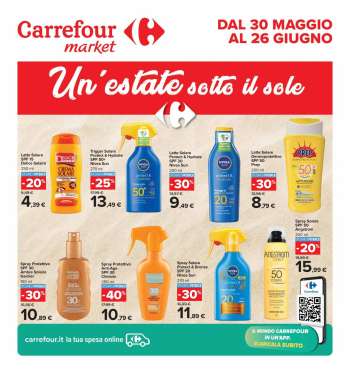 Volantino Carrefour - 30/5/2024 - 26/6/2024.