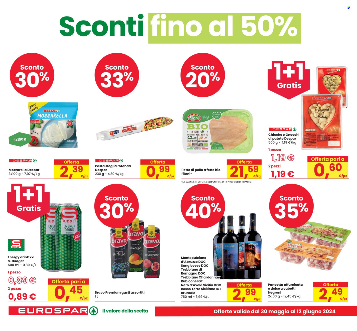 Volantino Eurospar - 30/5/2024 - 12/6/2024. Pagina 2