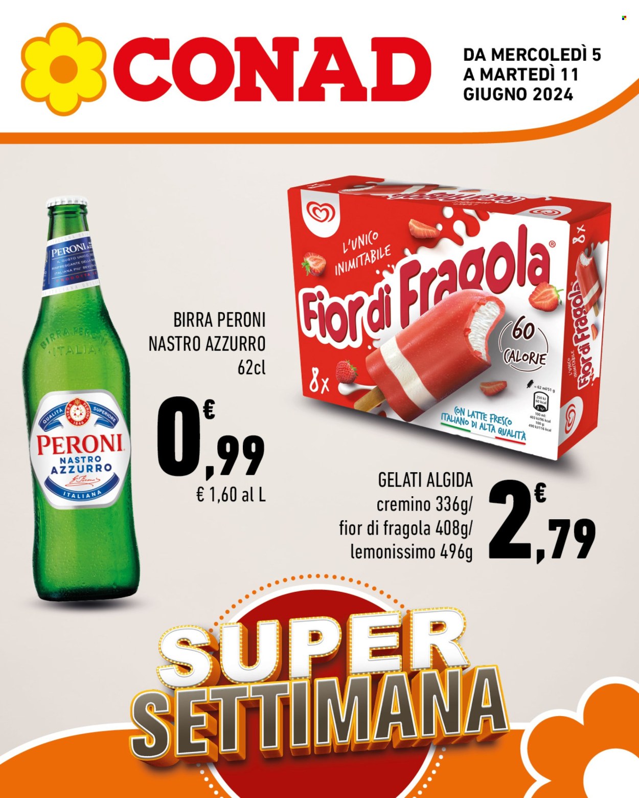 Leták Conad - 5.6.2024 - 11.6.2024. Strana 1