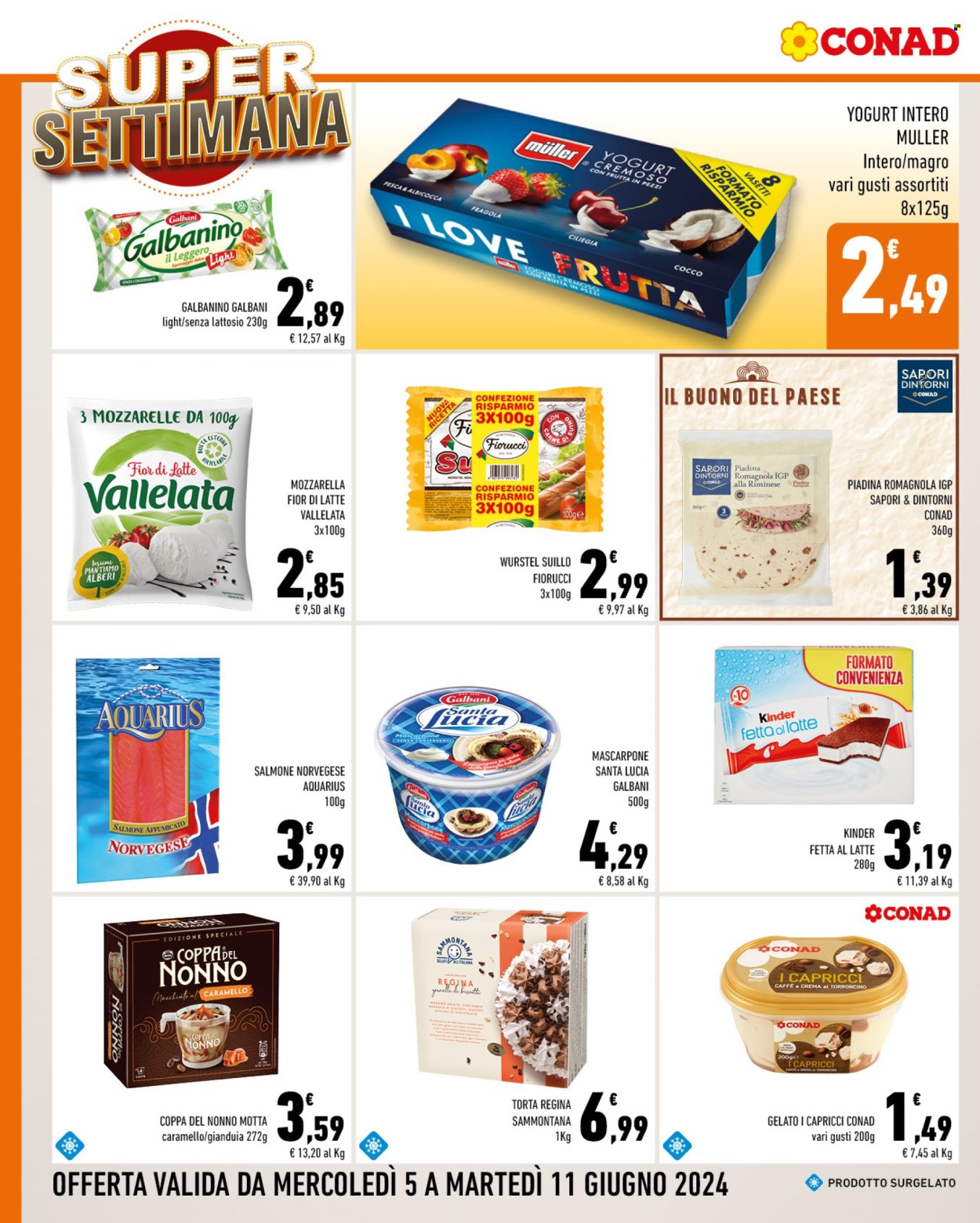 Leták Conad - 5.6.2024 - 11.6.2024. Strana 4
