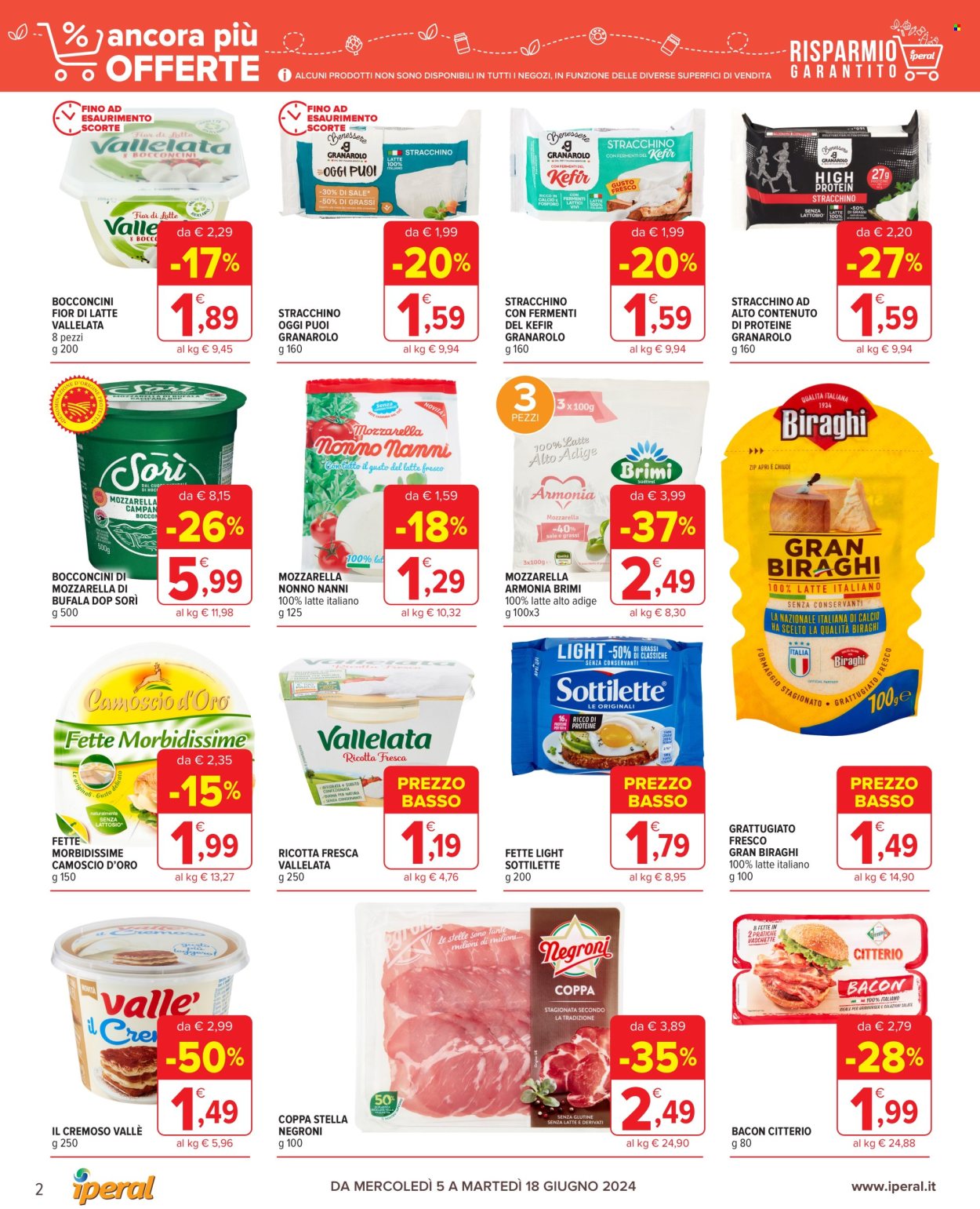 Volantino Iperal - 5/6/2024 - 18/6/2024. Pagina 2
