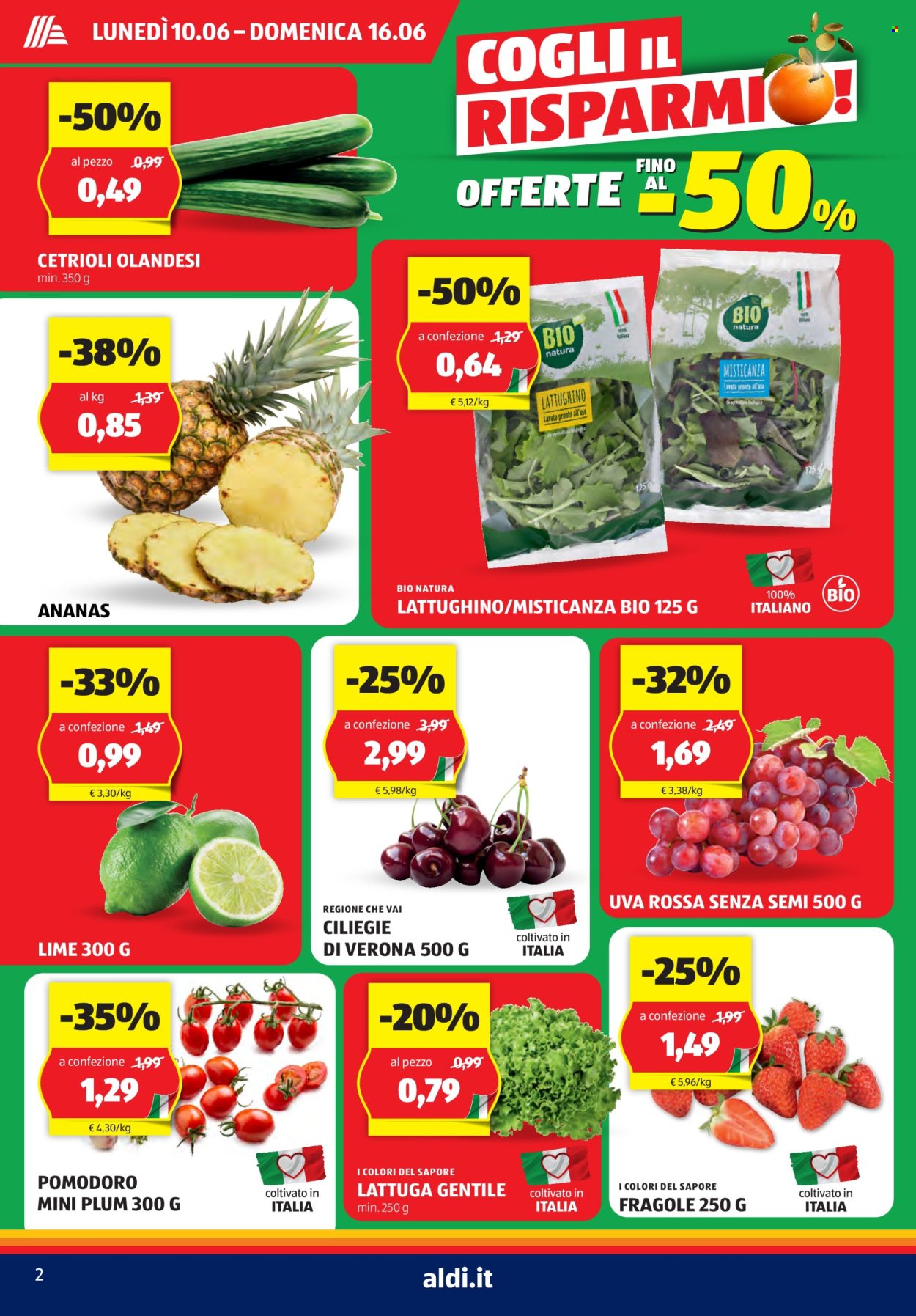 Volantino Aldi - 10/6/2024 - 16/6/2024. Pagina 2