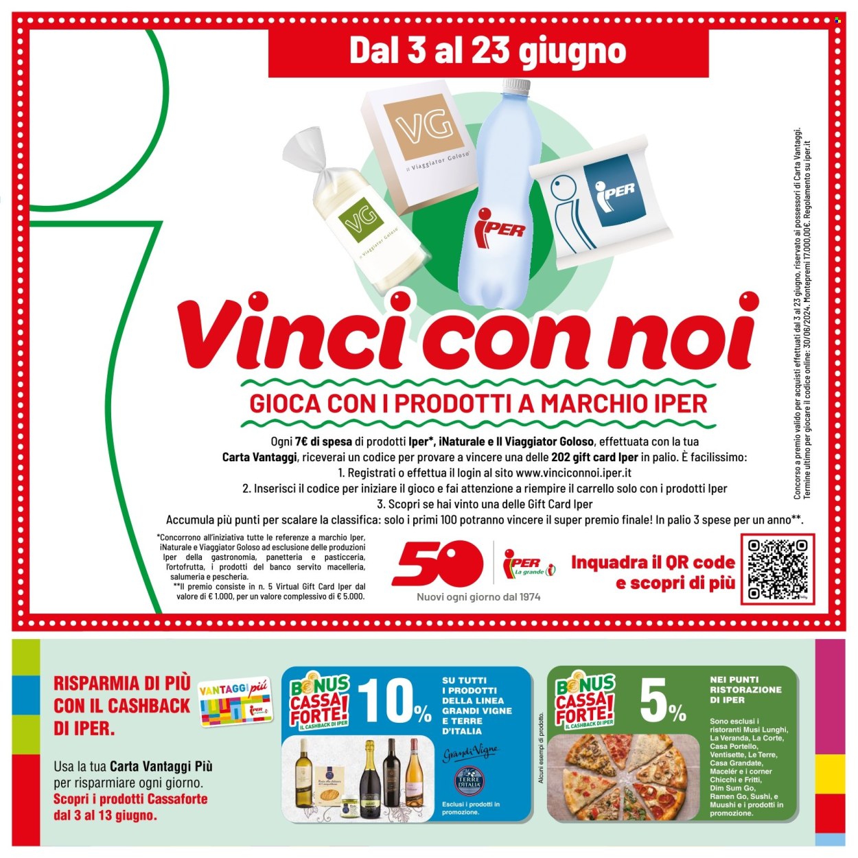 Volantino Iper, La grande i - 3/6/2024 - 13/6/2024. Pagina 5