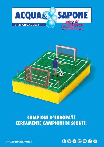 Volantino Acqua & Sapone - 5/6/2024 - 23/6/2024.