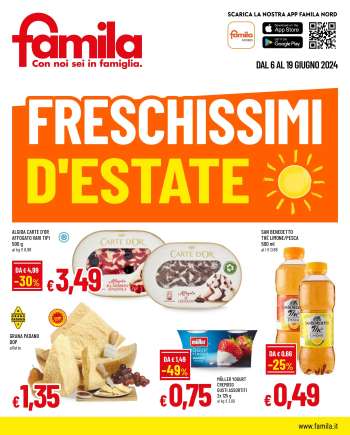 Volantino Famila - 6/6/2024 - 19/6/2024.