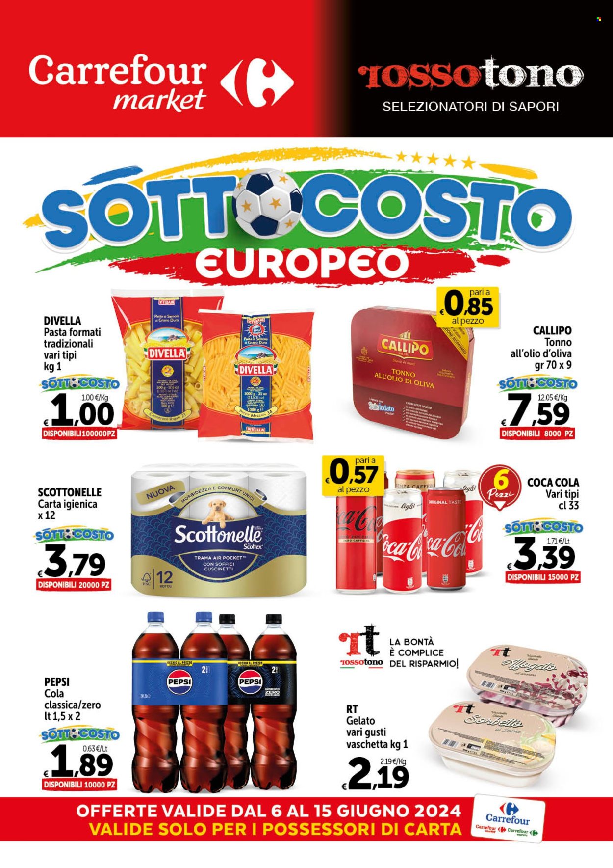 Leták Carrefour - 6.6.2024 - 15.6.2024. Strana 1