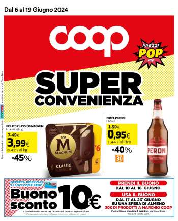 Volantino Coop - 6/6/2024 - 19/6/2024.